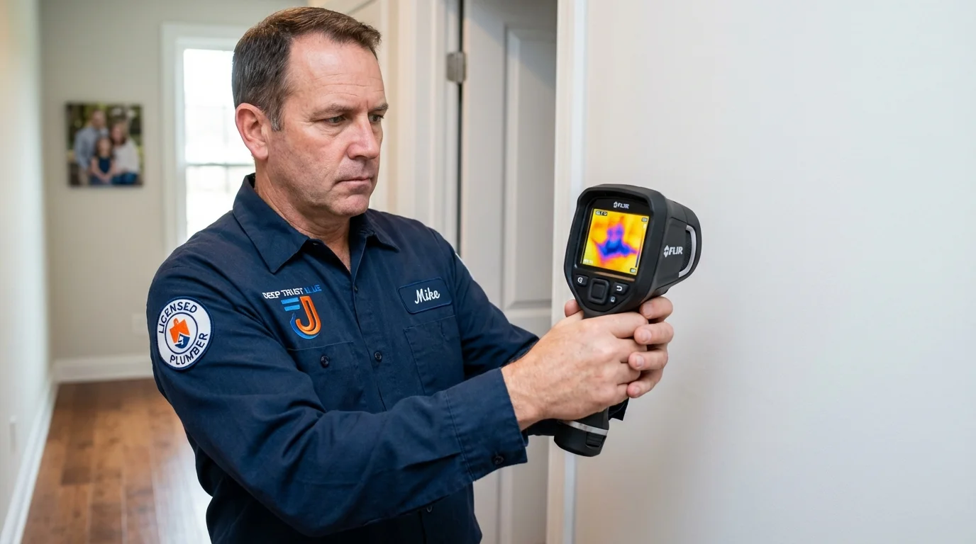 Thermal imaging leak detection by Johns Plumbing LLC in Perrysburg